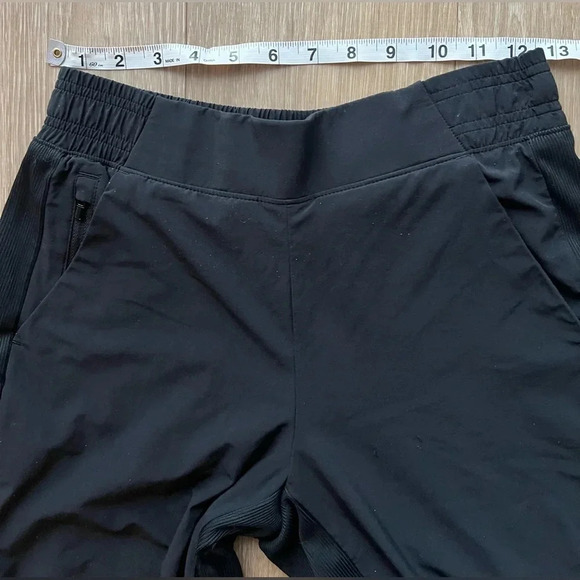 Athleta Brooklyn Lined Jogger Size 0 P Navy Blue Stretch Athleisure Travel Pants - Picture 5 of 9